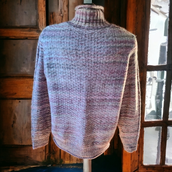 3/$40 Cleo Plum Cable Knit Sweater - Picture 4 of 9